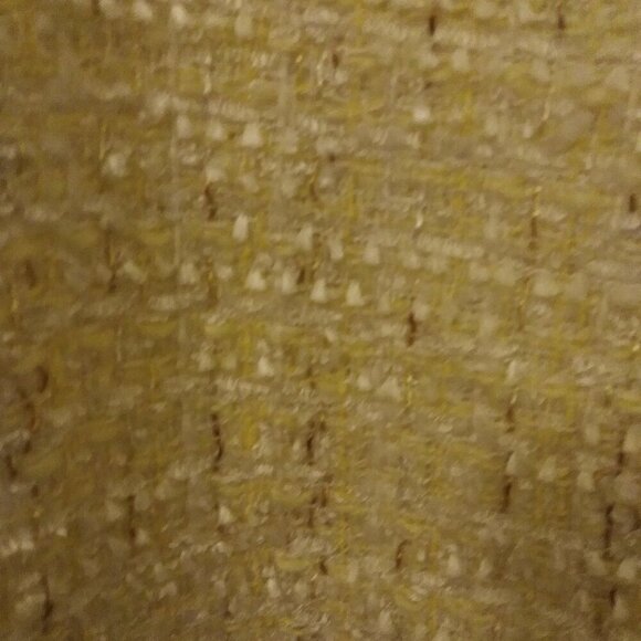 Antonio Melani Paris Metallic Yellow Tweed A-Line Skirt | Size 8 - Picture 3 of 7